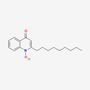 B1207682 2-Nonyl-4-hydroxyquinoline N-oxide CAS No. 316-66-5