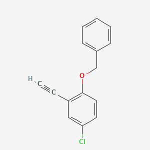 1-(Benzyloxy)-4-chloro-2-ethynylbenzene