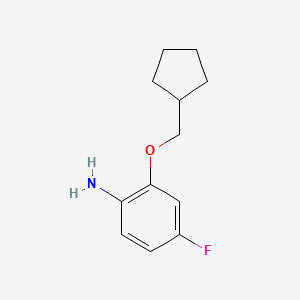 2-(Cyclopentylmethoxy)-4-fluoroaniline