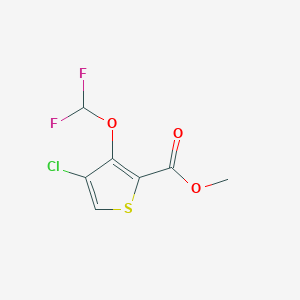 Methyl 4-chloro-3-(difluoromethoxy)thiophene-2-carboxylate