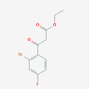 Ethyl 3-(2-bromo-4-fluorophenyl)-3-oxopropanoate