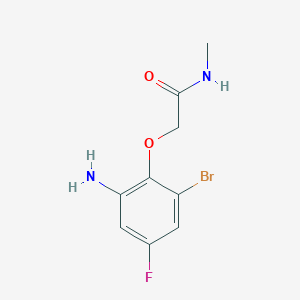 2-(2-amino-6-bromo-4-fluorophenoxy)-N-methylacetamide