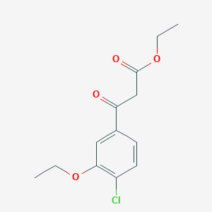 Ethyl 3-(4-chloro-3-ethoxyphenyl)-3-oxopropanoate