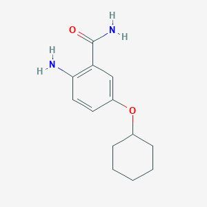 2-Amino-5-(cyclohexyloxy)benzamide