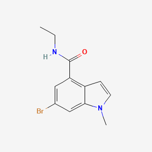 6-Bromo-1-methyl-1H-indole-4-carboxylic acid ethylamide