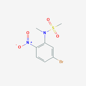 N-(5-bromo-2-nitrophenyl)-N-methylmethanesulfonamide