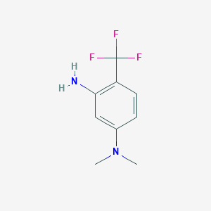 molecular formula C9H11F3N2 B12077222 N3,N3-Dimethyl-6-(trifluoromethyl)benzene-1,3-diamine 