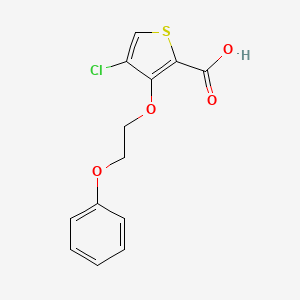 4-Chloro-3-(2-phenoxyethoxy)thiophene-2-carboxylic acid