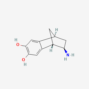 B1207740 2-Amino-6,7-dihydroxybenzonorbornene CAS No. 83541-82-6