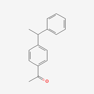 Ethanone, 1-[4-(1-phenylethyl)phenyl]-