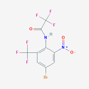 4-Bromo-2-nitro-6-(trifluoromethyl)trifluoroacetanilide