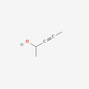 molecular formula C5H8O B1207746 3-戊炔-2-醇 CAS No. 27301-54-8