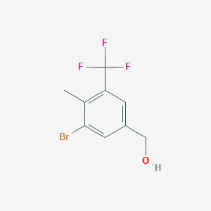 3-Bromo-4-methyl-5-(trifluoromethyl)benzyl alcohol