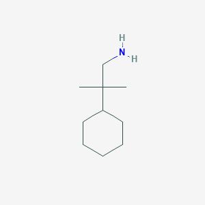 B120775 2-Cyclohexyl-2-methylpropan-1-amine CAS No. 143689-08-1