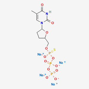 3'-Deoxythymidine-5'-O-(1-thiotriphosphate/2',3'-dideoxythymidine-5'-O-(1-thiotriphosphate) sodium salt