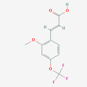 2-Methoxy-4-(trifluoromethoxy)cinnamic acid