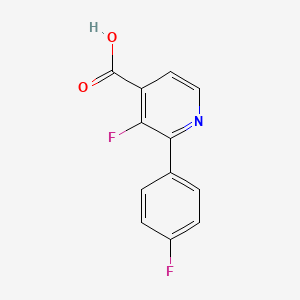 3-Fluoro-2-(4-fluorophenyl)isonicotinic acid