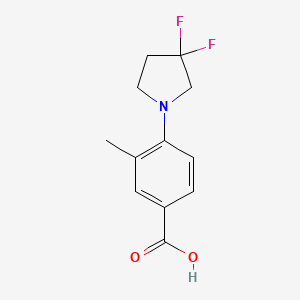 4-(3,3-Difluoropyrrolidin-1-yl)-3-methylbenzoic acid