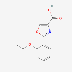 molecular formula C13H13NO4 B12077628 2-(2-Isopropoxyphenyl)oxazole-4-carboxylic acid 