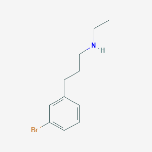 molecular formula C11H16BrN B12077658 [3-(3-Bromophenyl)propyl](ethyl)amine 