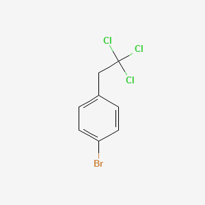 molecular formula C8H6BrCl3 B12077674 1-Bromo-4-(2,2,2-trichloroethyl)benzene CAS No. 65739-05-1