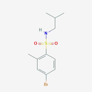 4-Bromo-N-isobutyl-2-methylbenzenesulfonamide