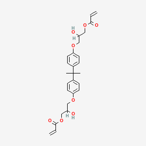 molecular formula C27H32O8 B1207769 双酚a二缩水甘油醚二丙烯酸酯 CAS No. 4687-94-9