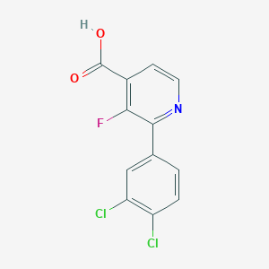 2-(3,4-Dichlorophenyl)-3-fluoroisonicotinic acid