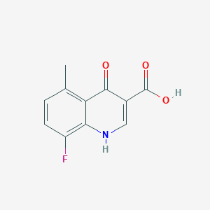 8-Fluoro-4-hydroxy-5-methylquinoline-3-carboxylic acid