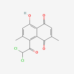 molecular formula C14H10Cl2O4 B1207777 Mollisin CAS No. 667-92-5