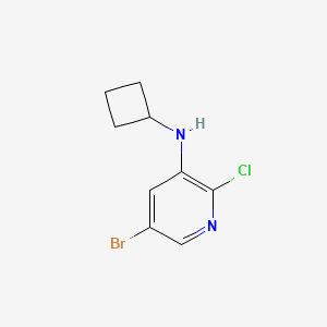 5-Bromo-2-chloro-N-cyclobutylpyridin-3-amine