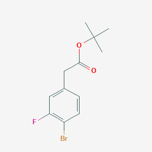 tert-Butyl 2-(4-bromo-3-fluorophenyl)acetate