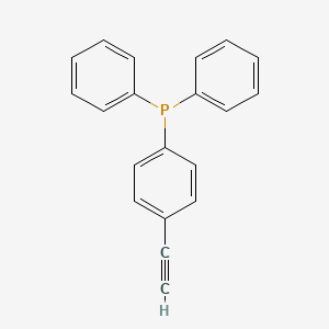 molecular formula C20H15P B12077841 (4-Ethynylphenyl)diphenylphosphane 