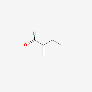 molecular formula C5H8O B1207793 2-乙基丙烯醛 CAS No. 922-63-4