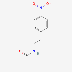 molecular formula C10H12N2O3 B1207804 乙酰胺，N-[2-(4-硝基苯基)乙基]- CAS No. 6270-07-1