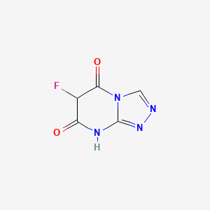 6-Fluoro-1,2,4-triazolo[4,3-a]pyrimidine-5,7(1H,6H)-dione