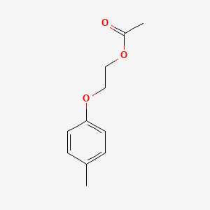 molecular formula C11H14O3 B1207807 2-(p-Tolyloxy)ethyl acetate CAS No. 6807-11-0