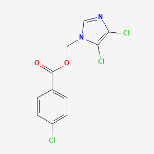 (4,5-dichloro-1H-imidazol-1-yl)methyl 4-chlorobenzoate