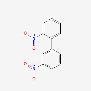 molecular formula C12H8N2O4 B12078310 1,1'-Biphenyl, 2,3'-dinitro- CAS No. 7391-72-2