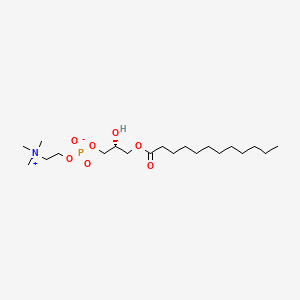 molecular formula C20H42NO7P B1207832 1-Dodecanoyl-sn-glycero-3-phosphocholine CAS No. 20559-18-6