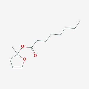 molecular formula C13H22O3 B12078325 (2-methyl-3H-furan-2-yl) octanoate 