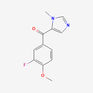 5-(3-Fluoro-4-methoxybenzoyl)-1-methyl-1H-imidazole