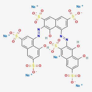 molecular formula C30H20N4O22S6 B1207837 加里克罗姆 CAS No. 3810-39-7