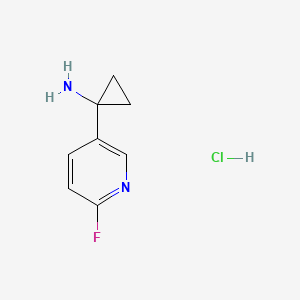 1-(6-Fluoropyridin-3-YL)cyclopropan-1-amine hydrochloride