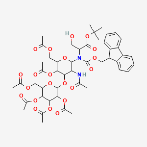 2-Acetamido-3-O-(2,3,4,6-tetra-O-acetyl-b-D-galactopyranosyl)-4,6-di-O-acetyl-2-deoxy-a-D-galactopyranosyl-Fmoc-L-serine tert-butyl ester