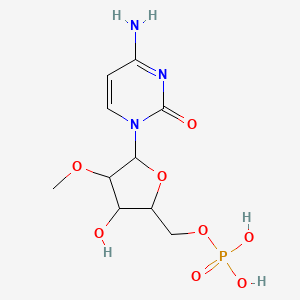 molecular formula C10H16N3O8P B12078514 5'-Cytidylic acid, 2'-O-methyl- 