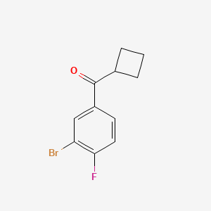 (3-Bromo-4-fluorophenyl)(cyclobutyl)methanone