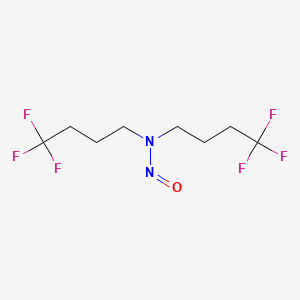 molecular formula C8H12F6N2O B1207854 N-Nitroso-bis-(4,4,4-trifluoro-n-butyl)amine CAS No. 83335-32-4
