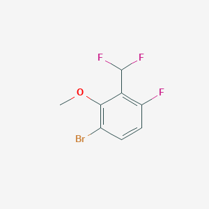 1-Bromo-3-(difluoromethyl)-4-fluoro-2-methoxy-benzene