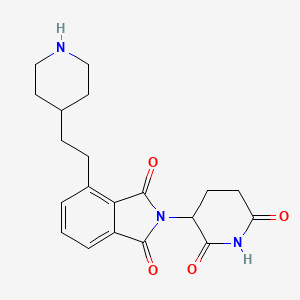 2-(2,6-Dioxopiperidin-3-yl)-4-(2-(piperidin-4-yl)ethyl)isoindoline-1,3-dione